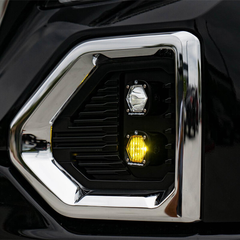 GMC 1500 Fog Light Pocket Kit - Baja Designs - S1 - Clear Spot / Amber - `19-`27